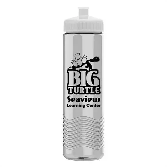 Wave Tritan® Bottle with Push-Pull Lid (24 oz.) — view 5