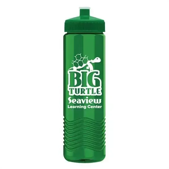 Wave Tritan® Bottle with Push-Pull Lid (24 oz.) — view 7