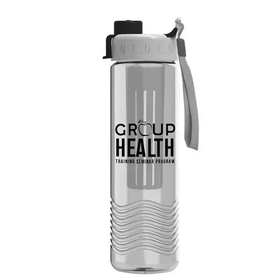 Wave Tritan® Bottle with Quick-Snap Lid and Infuser ( 24 oz.) — view 6