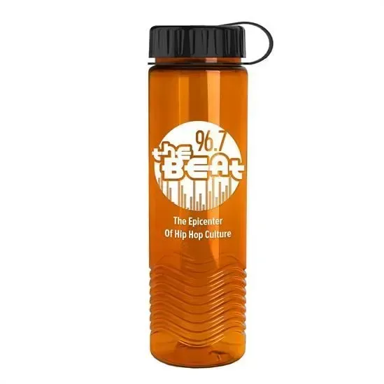 Wave Tritan® Bottle with Tethered Lid (24 oz.) — view 12
