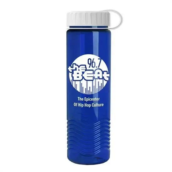 Wave Tritan® Bottle with Tethered Lid (24 oz.) — view 14