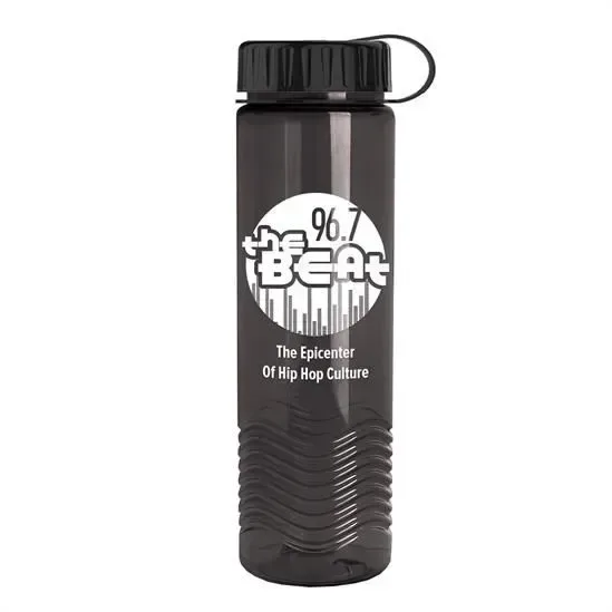 Wave Tritan® Bottle with Tethered Lid (24 oz.) — view 5