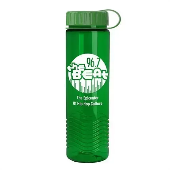 Wave Tritan® Bottle with Tethered Lid (24 oz.) — view 6