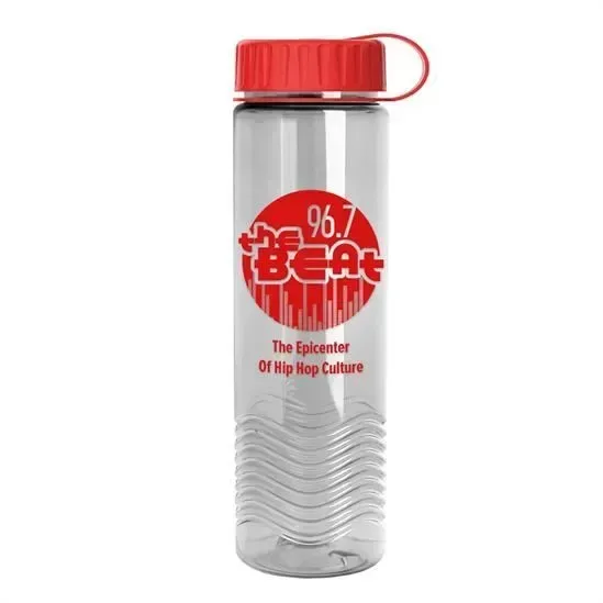 Wave Tritan® Bottle with Tethered Lid (24 oz.) — view 9