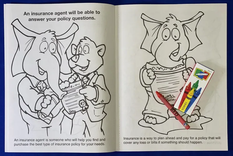 We All Need Insurance Coloring Book — view 3