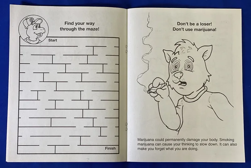 We Don't Need Drugs Coloring Book β view 1