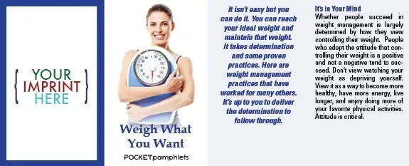 Weigh What You Want Pocket Pamphlet