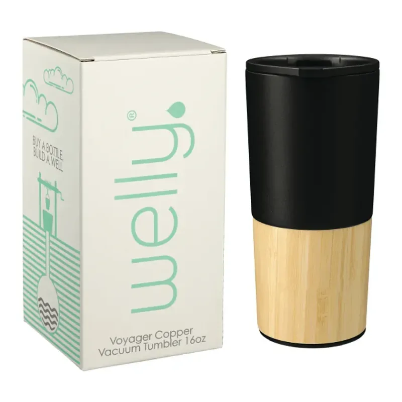 Welly® Copper Vacuum Tumbler 16oz w/ GB — view 2