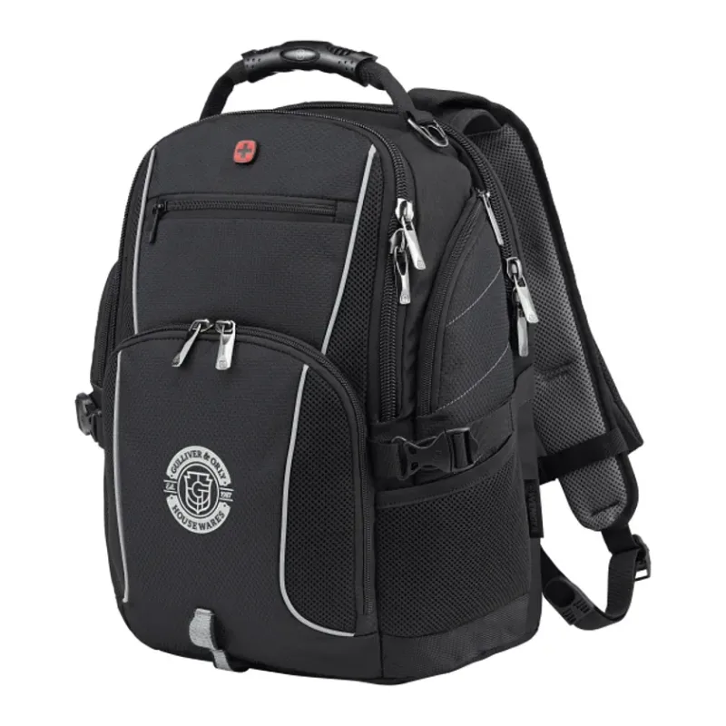 Custom Branded Wenger Pro II Computer Backpack - 17" — view 16