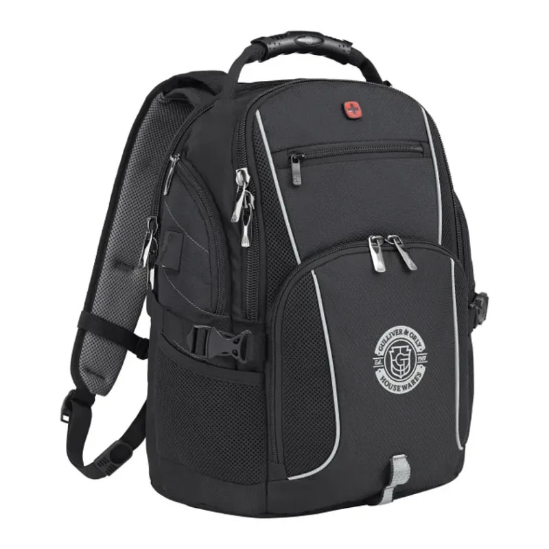 Custom Branded Wenger Pro II Computer Backpack - 17" — view 17