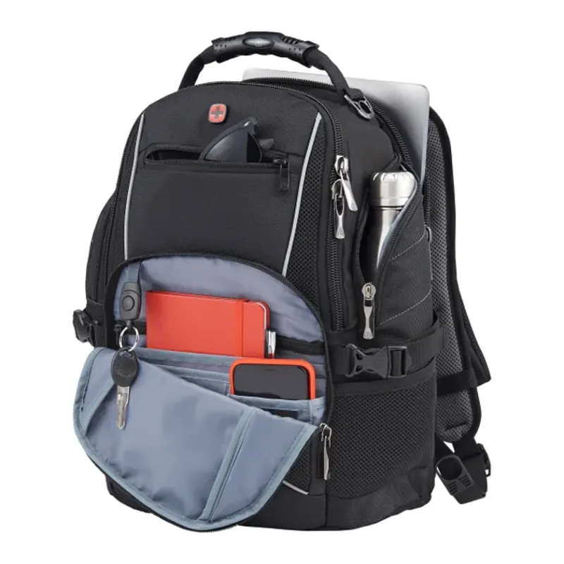 Custom Branded Wenger Pro II Computer Backpack - 17" — view 2