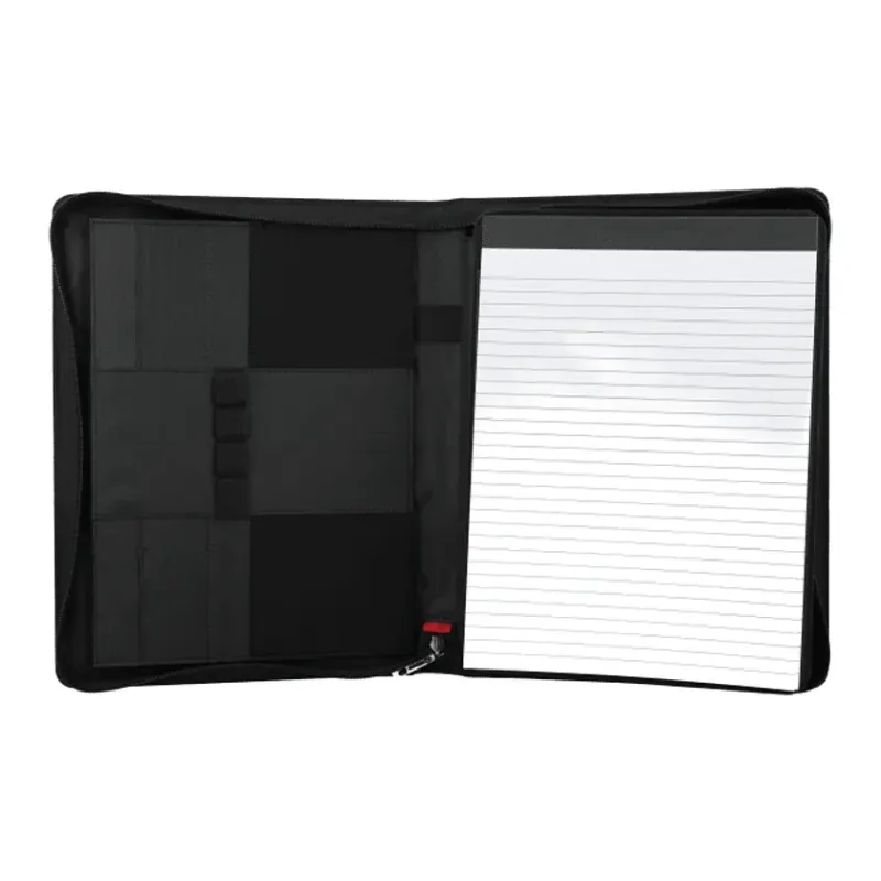 Recycled Tech Zippered Padfolio — view 3