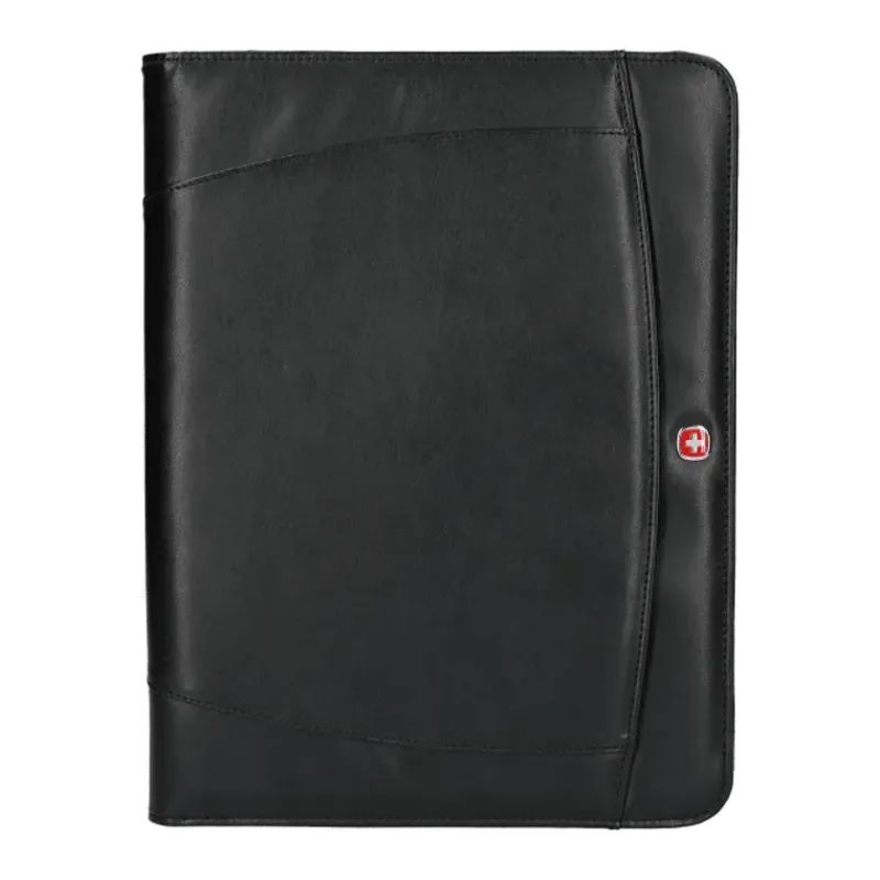 Recycled Zippered Padfolio (Wenger) — view 3