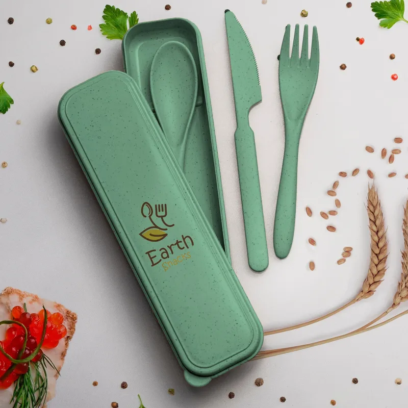 Wheat Straw Cutlery Set — view 3