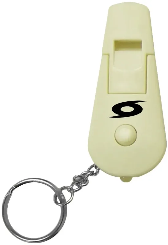 Whistle Keychain with LED Light — view 5