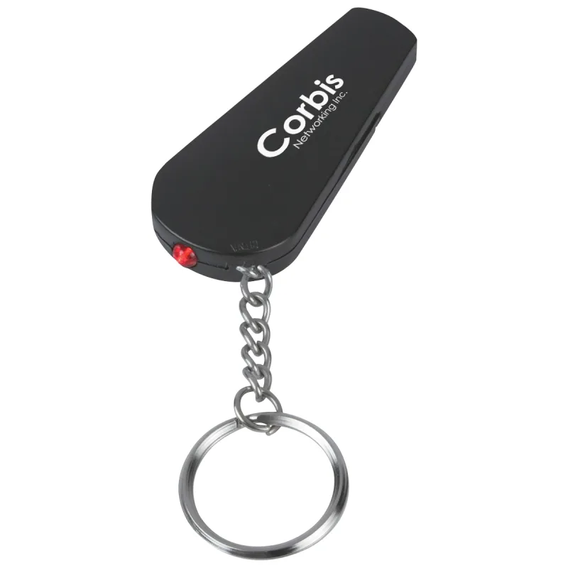 Personalized Whistle Light/Key Chain — view 2