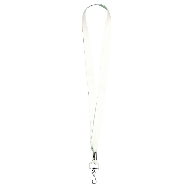 White Lanyard with Full Color Imprint — view 4
