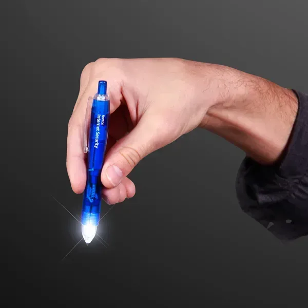 White LED Light Tip Pen — view 3