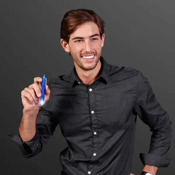 White LED Light Tip Pen — view 4