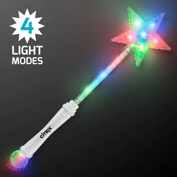 White LED Super Star Wands