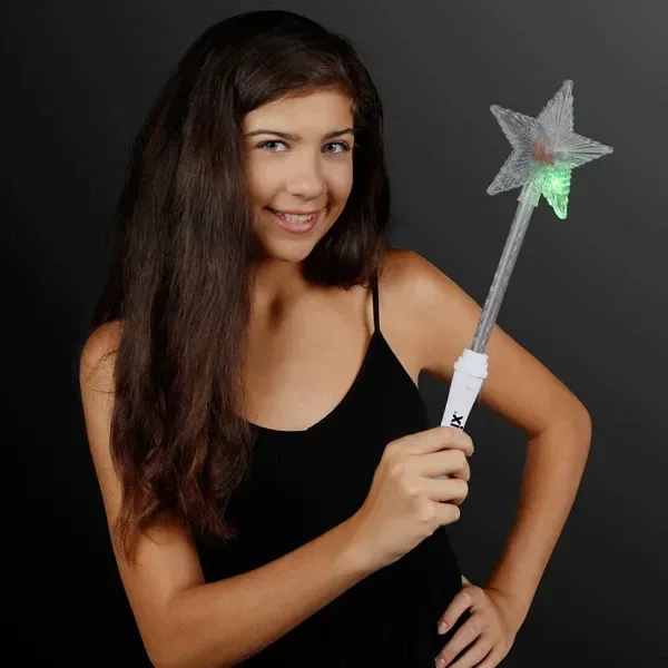 White LED Super Star Wands — view 4