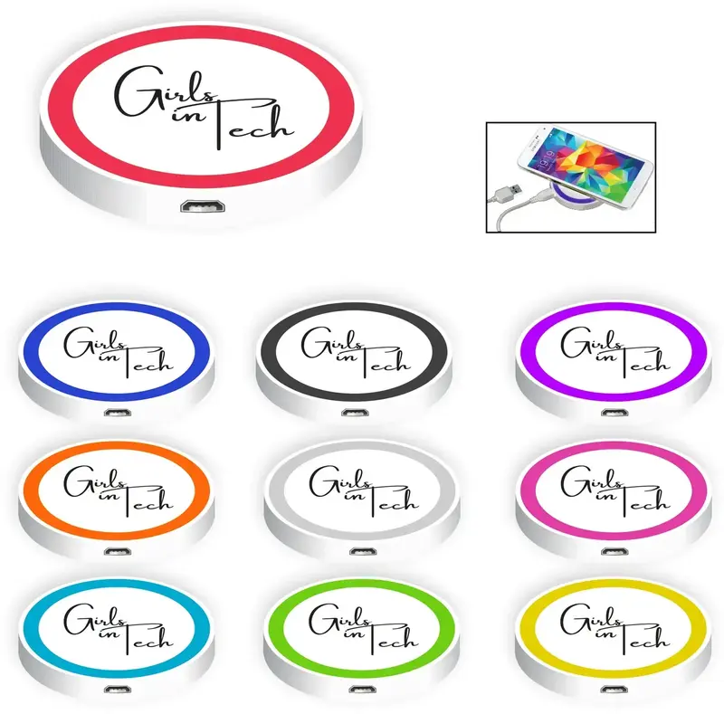 Custom Wireless Charging Pad - Logo Imprinted Charger