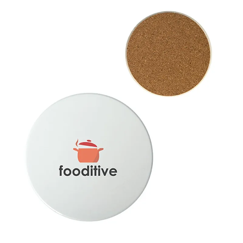 Whitehorse Ceramic Coaster — view 2