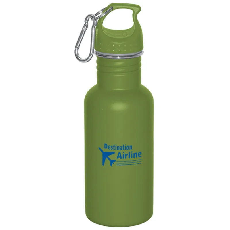 Wide Mouth 500 Ml (17 Fl. Oz.) Stainless Steel Water Bottle — view 2