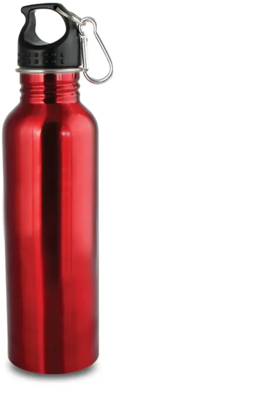 25oz Wide Mouth Stainless Steel Carabiner Water Bottle — view 8