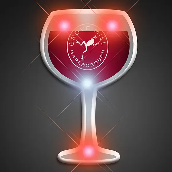 Wine Glass Pin Flashers