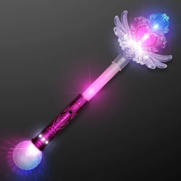 Winged Heart LED Fairy Wand — view 3