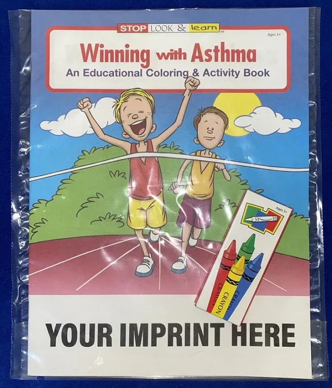 Winning with Asthma Coloring Book & Activity Book — view 3
