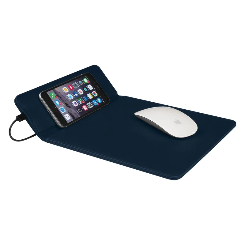 Wireless Charging Mouse Pad With Phone Stand — view 5