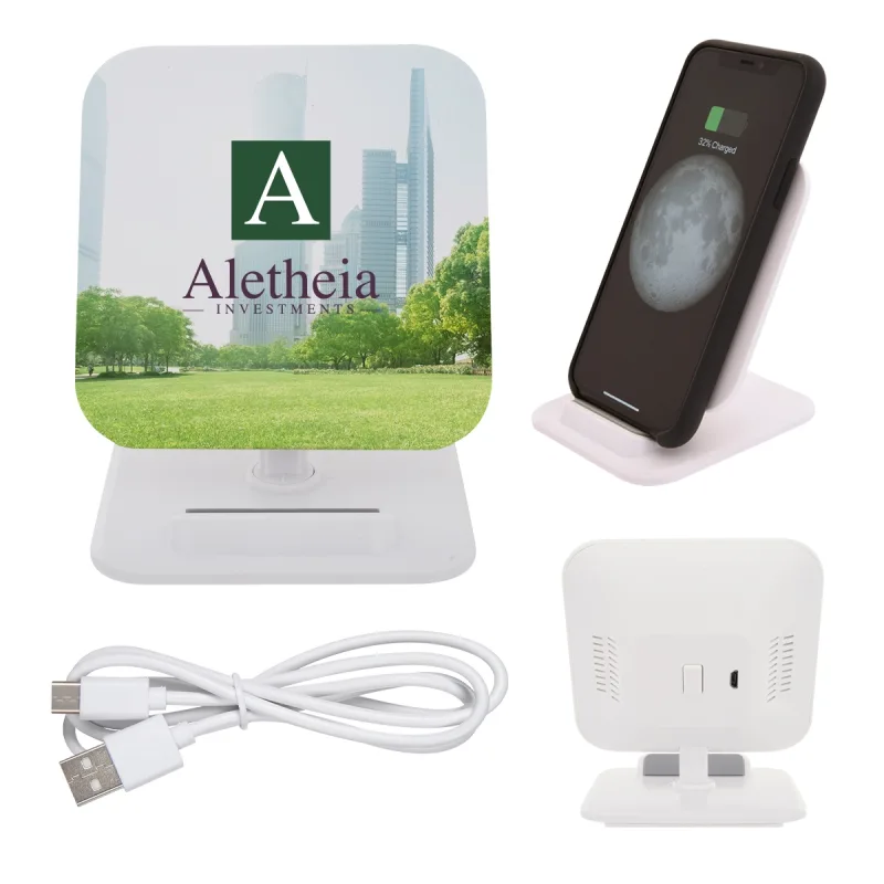 Wireless Charging Pad Phone Stand — view 4