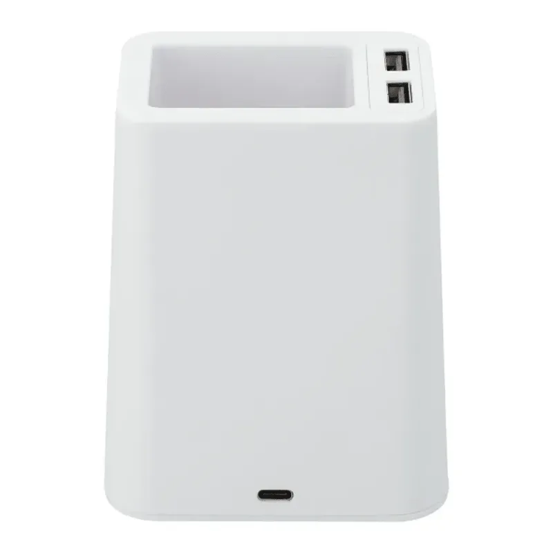 Custom Wireless Charging Pen Holder with Dual Outputs - 5W — view 6