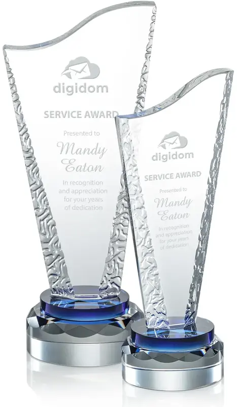 Customizable Wolsey Crystal Recognition Award