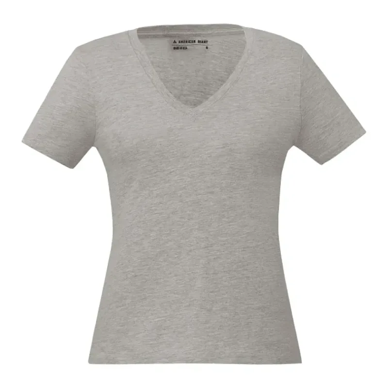 Women's American Giant Classic Cotton V-Neck T-Shirt — view 17