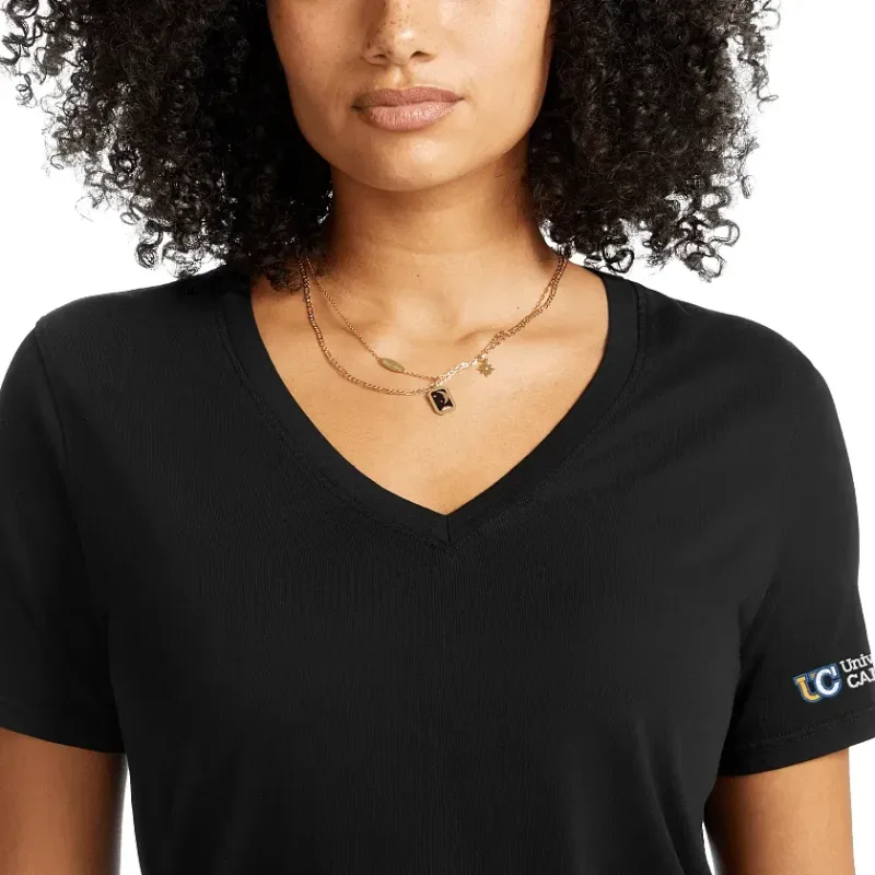 Women's American Giant Classic Cotton V-Neck T-Shirt — view 7
