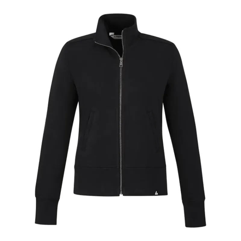 Custom American Giant Moto Full Zip Women's Jacket — view 11