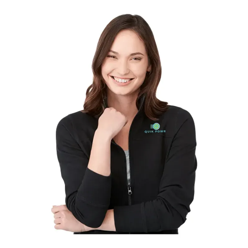 Custom Argus Eco Fleece Full Zip for Women — view 10