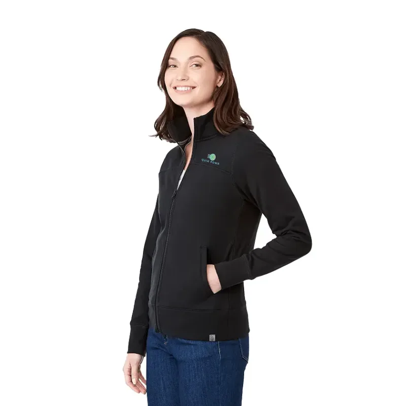 Custom Argus Eco Fleece Full Zip for Women — view 8