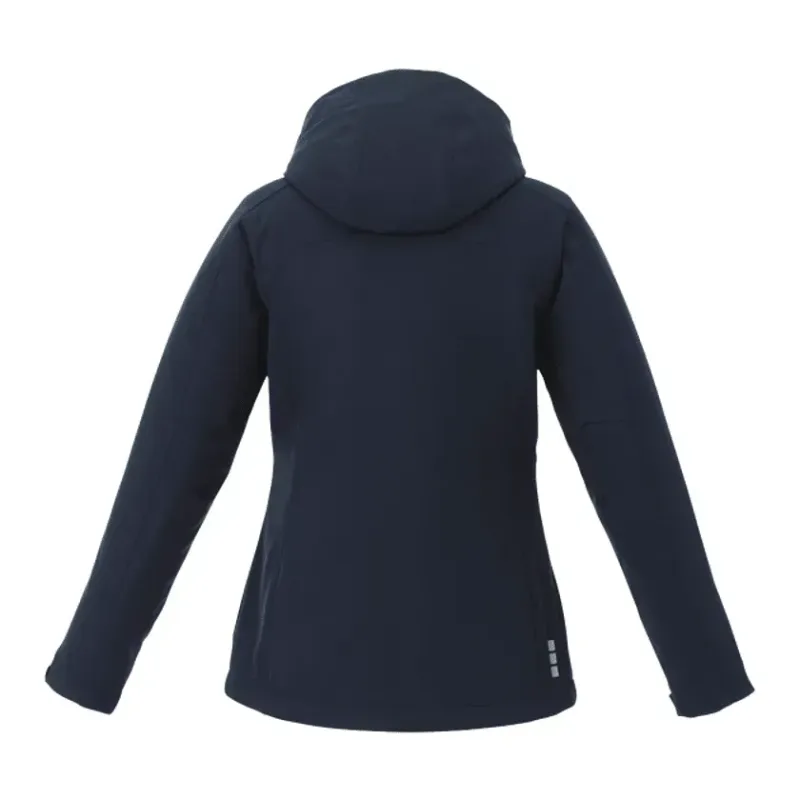Custom Women's Bryce Insulated Softshell Logo Jacket with Hood — view 11