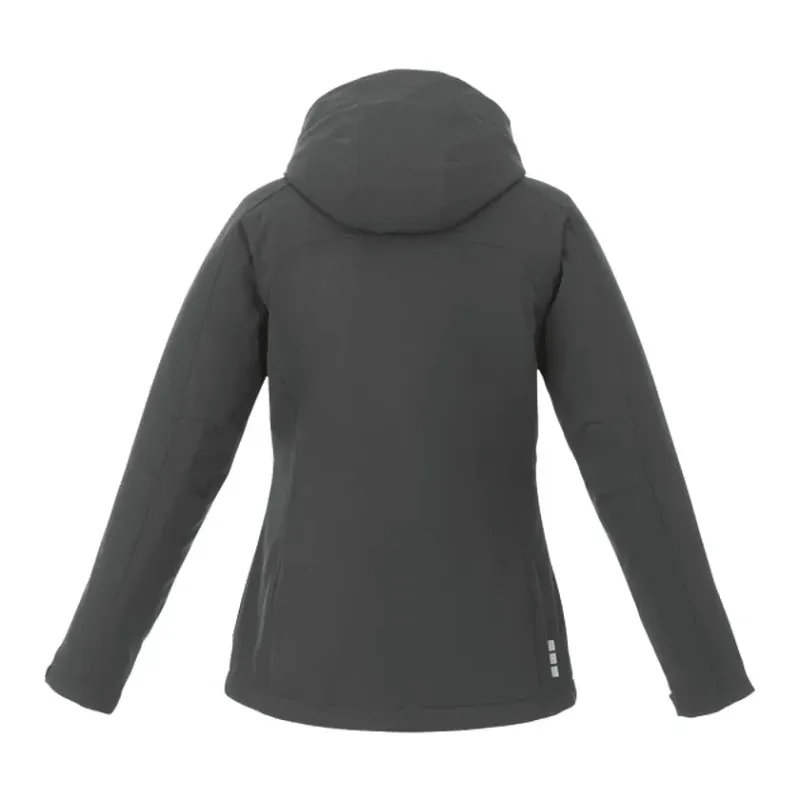 Custom Women's Bryce Insulated Softshell Logo Jacket with Hood — view 16