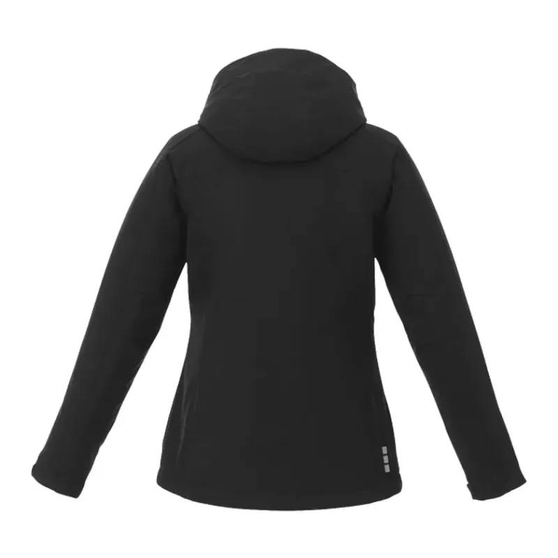 Custom Women's Bryce Insulated Softshell Logo Jacket with Hood — view 2