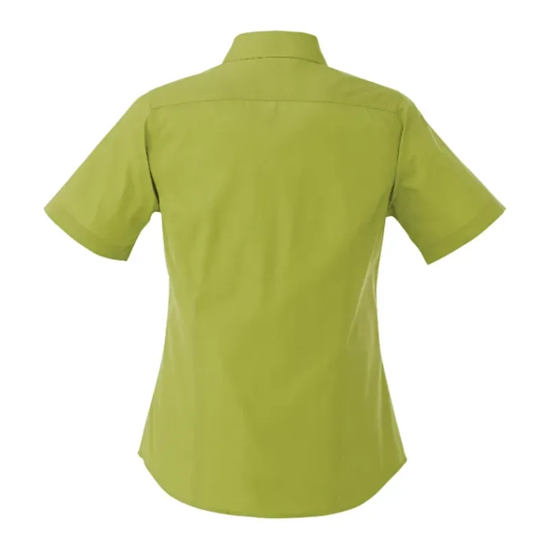 Custom Colter Short Sleeve Button Up Women's Shirt — view 24