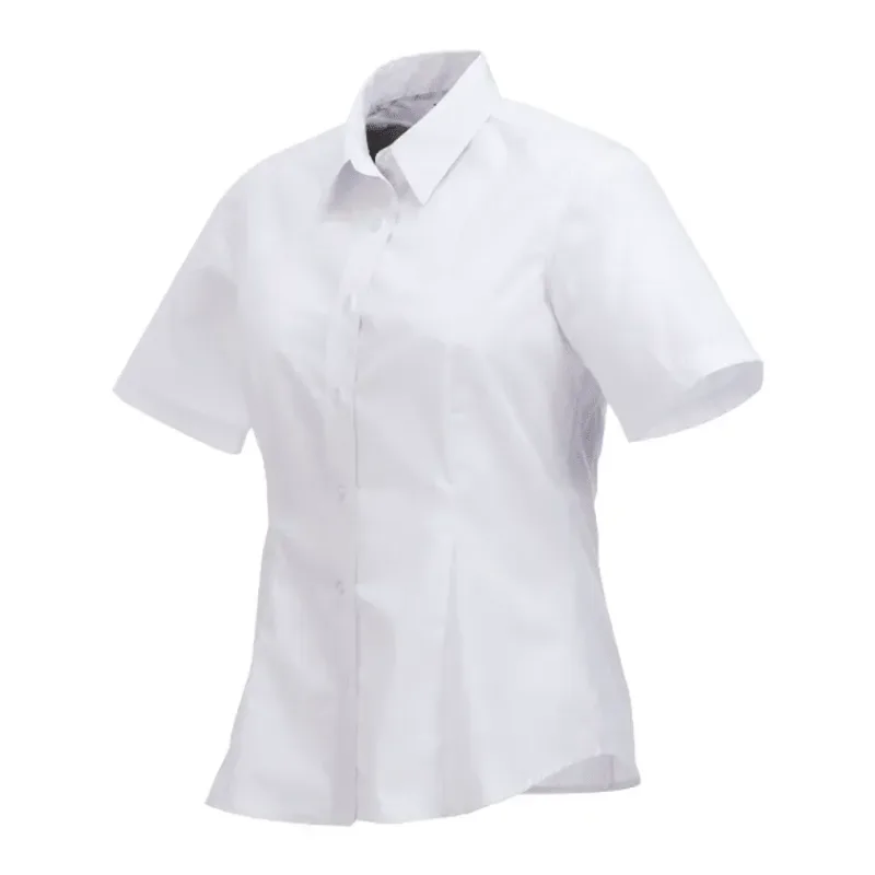 Custom Colter Short Sleeve Button Up Women's Shirt — view 4