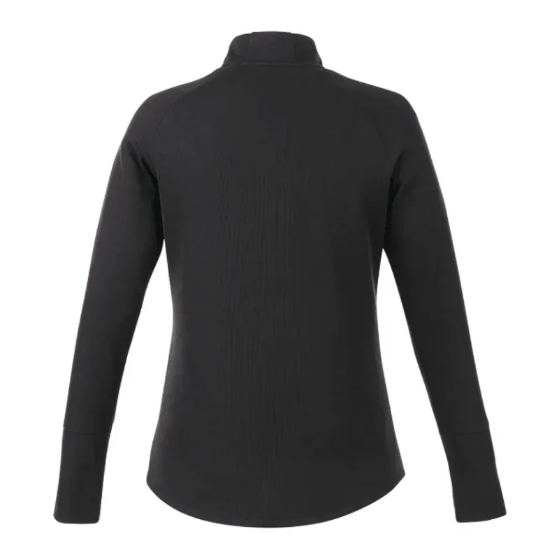 Customized Women's Performance Knit Half Zip - Thumb Holes Included — view 2