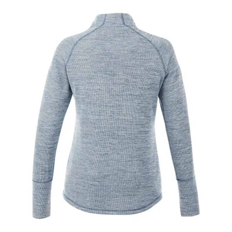 Customized Women's Performance Knit Half Zip - Thumb Holes Included — view 5