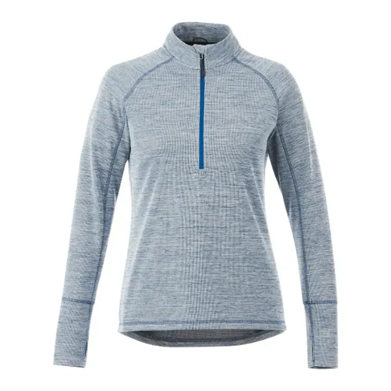 Customized Women's Performance Knit Half Zip - Thumb Holes Included — view 6