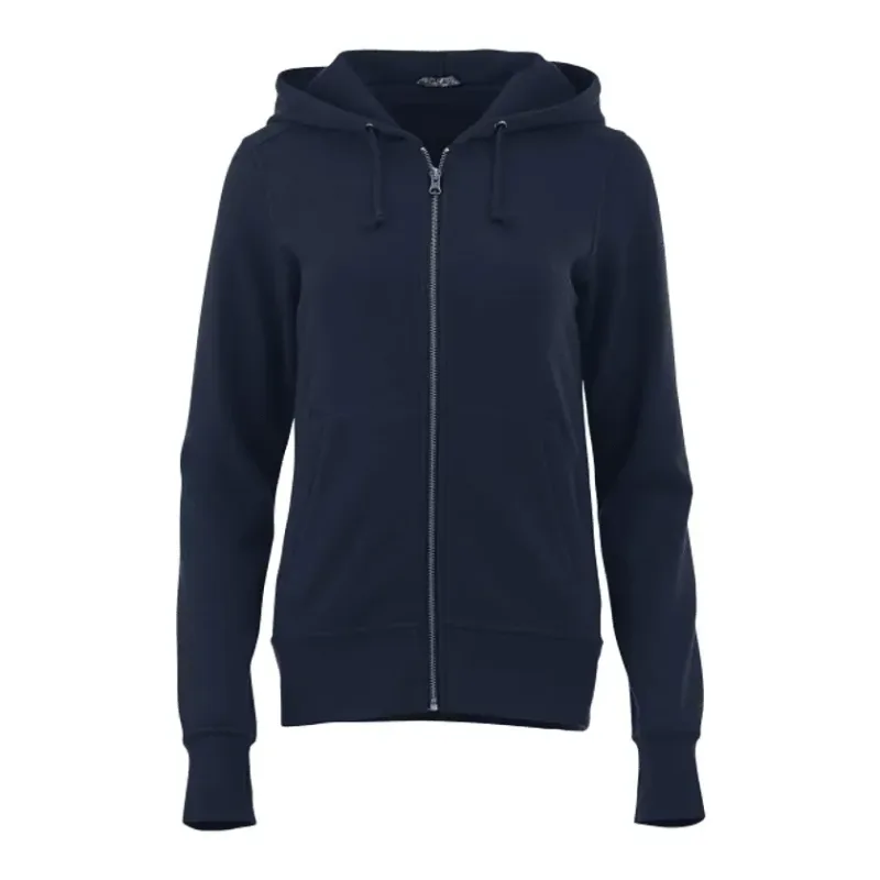 Custom Women's Fleece Full Zip Hoody - Cypress — view 14